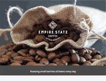 Tablet Screenshot of empirestatecoffee.com